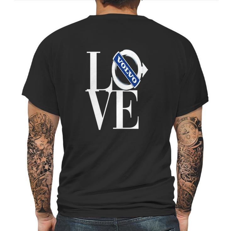 Volvo Love Mens Back Print T-shirt