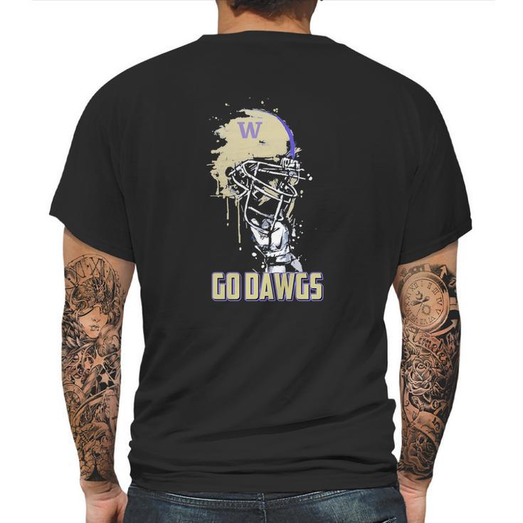 Washington Huskies Go Dawgs Mens Back Print T-shirt