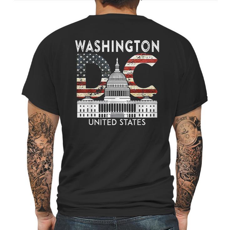 Washington State Capitol Hill Souvenir Gift Mens Back Print T-shirt