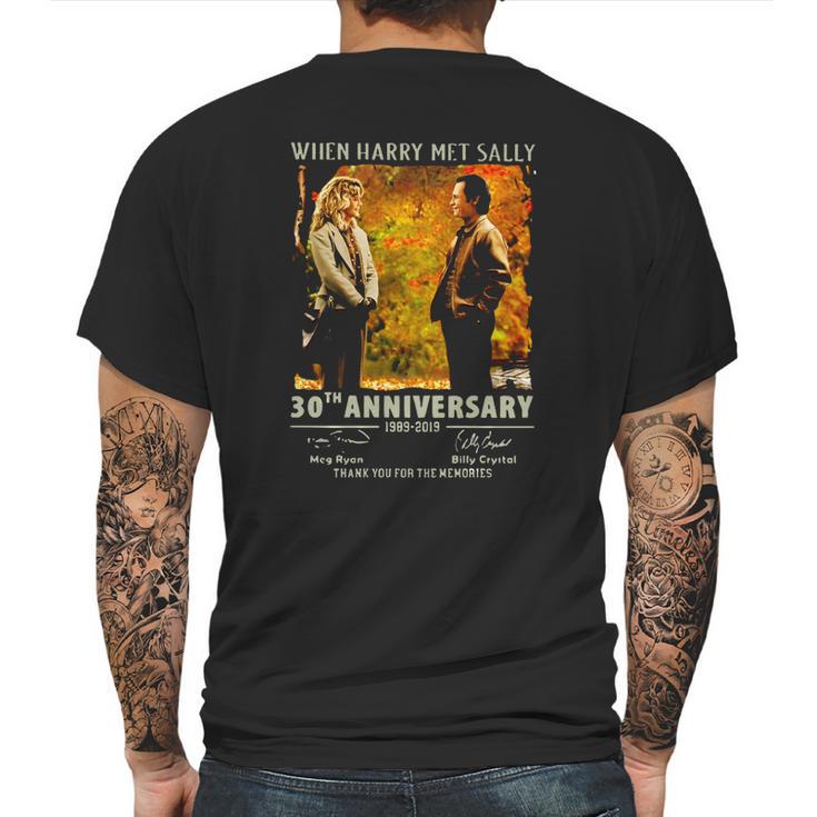 When Harry Met Sally 30Th Anniversary 1989-2019 Signatures Shirt Mens Back Print T-shirt