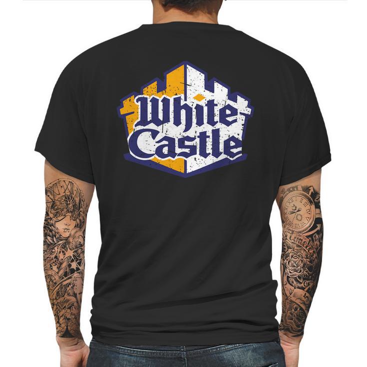 White Castle Retro Mens Back Print T-shirt