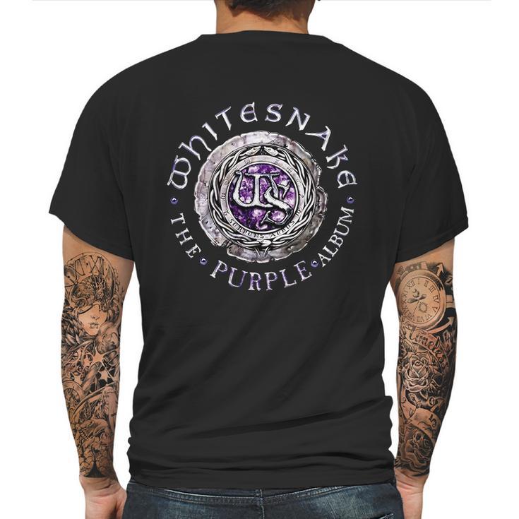 Whitesnake Band  The Purple Album Tshirt Mens Back Print T-shirt