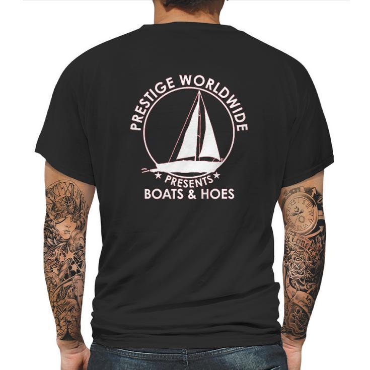 Wild Bobby Prestige Worldwide Funny Boats And Hoes Mens Back Print T-shirt