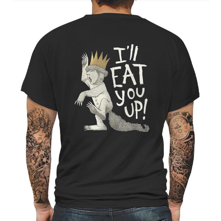 Where The Wild Things Are Eat You Up Mens Back Print T-shirt