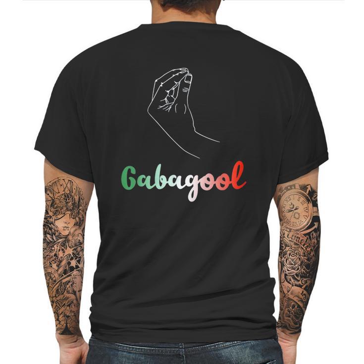 I Will Have The Gabagool Funny Fingers Mens Back Print T-shirt