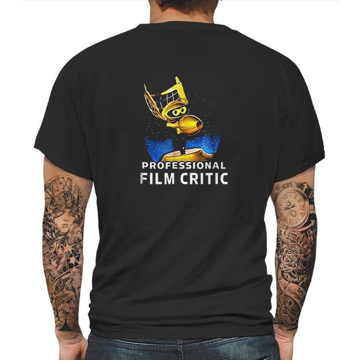 Willietravis Crow Professional Film Critic Mens Back Print T-shirt