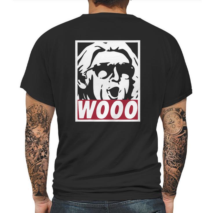 Wooo Ric Flair Wrestling Nature Boy Mens Back Print T-shirt