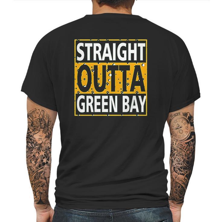 Xtreme Wisconsin Straight Outta Green Bay Mens Back Print T-shirt