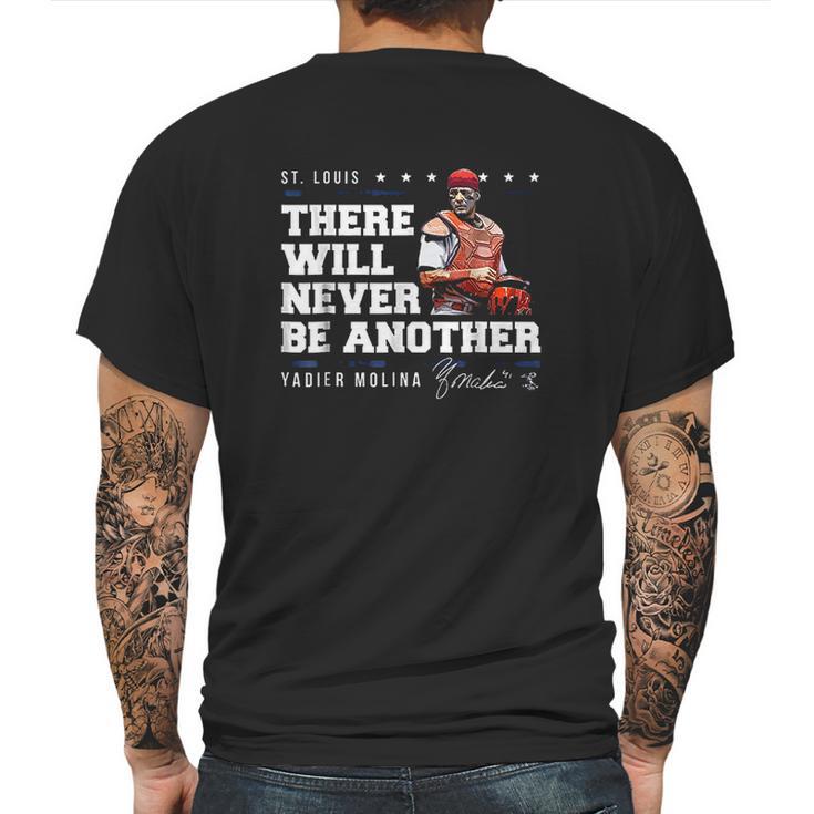 Yadier Molina Never Be Another Mens Back Print T-shirt