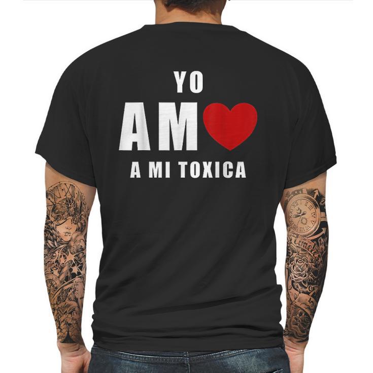 Yo Amo A Mi San Valentin Mens Back Print T-shirt