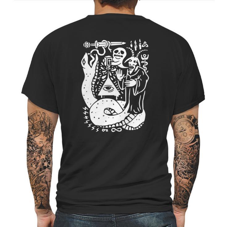 Yo Cult Occult Cult Cults Secret Mens Back Print T-shirt