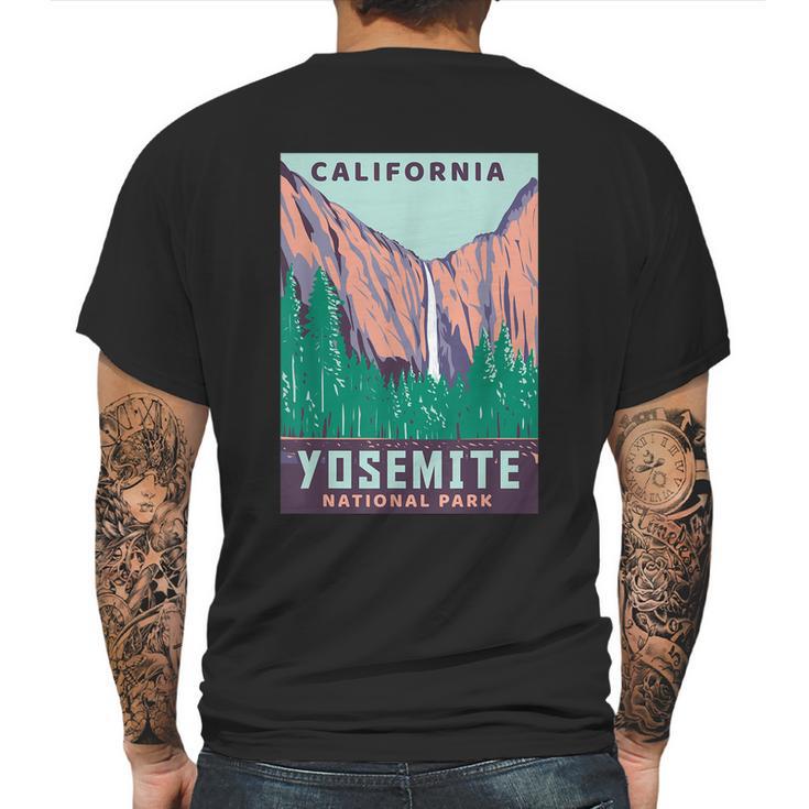 Yosemite National Park Us Vintage Usa California Parks Gift Mens Back Print T-shirt