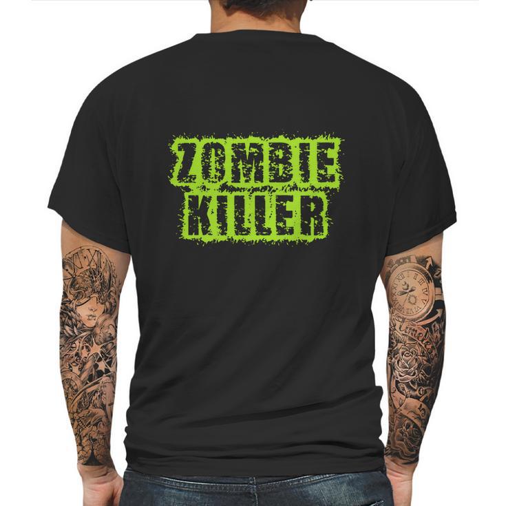 Zombie Killer Mens Back Print T-shirt