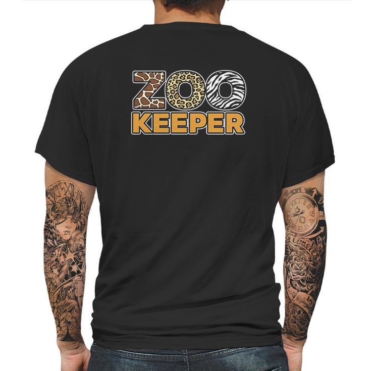 Zookeeper African Savanna Mens Back Print T-shirt