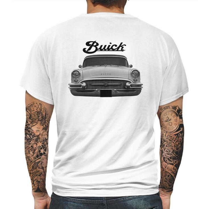 1955 Buick Two Side White Mens Back Print T-shirt