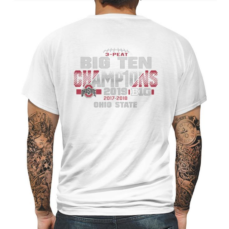 2019 Big Ten Football Champions Ohio State Buckeyes Sweater Mens Back Print T-shirt