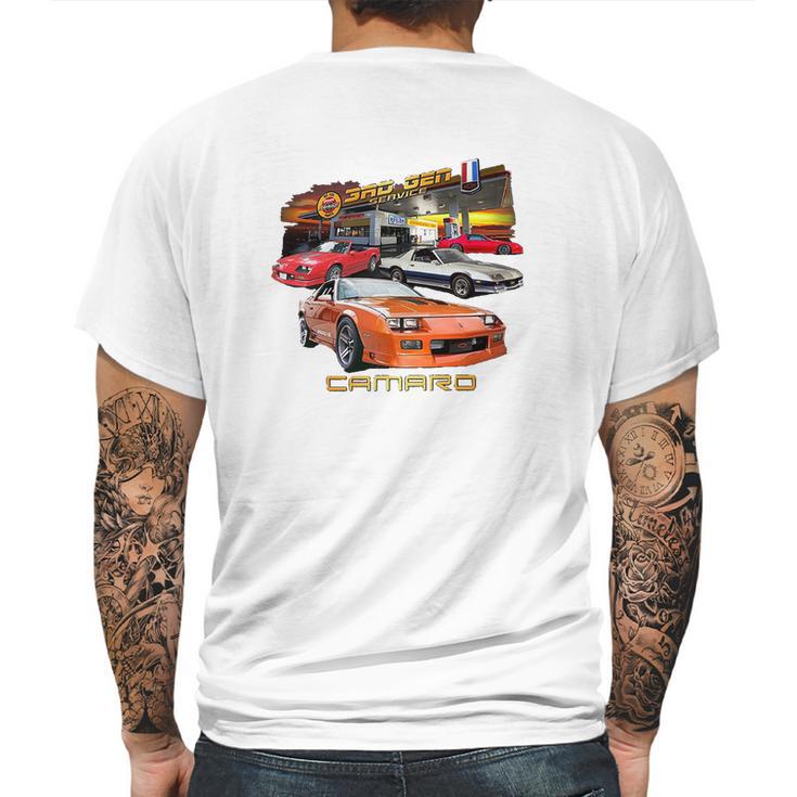 3Rd Gen Camaro Mens Back Print T-shirt