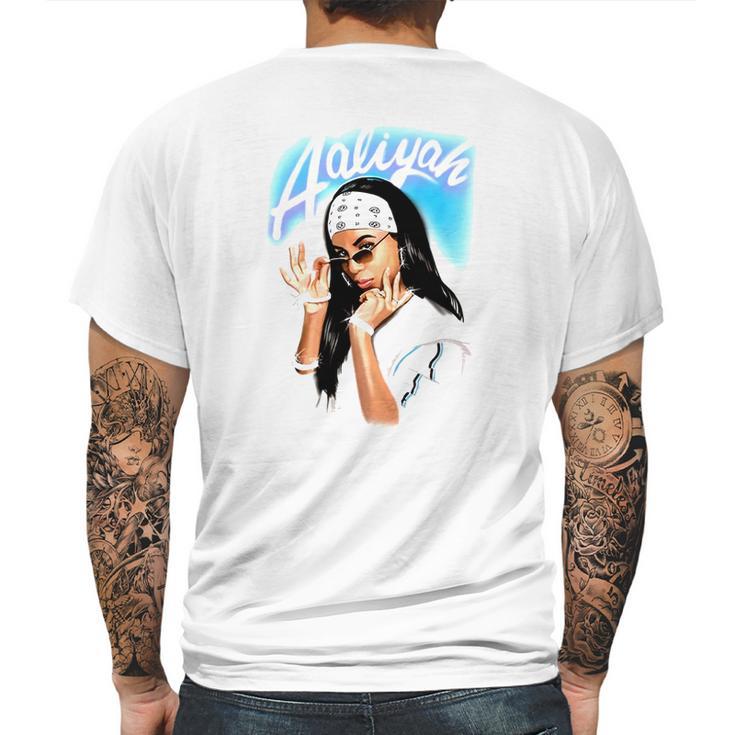 Aaliyah Cool Mens Back Print T-shirt