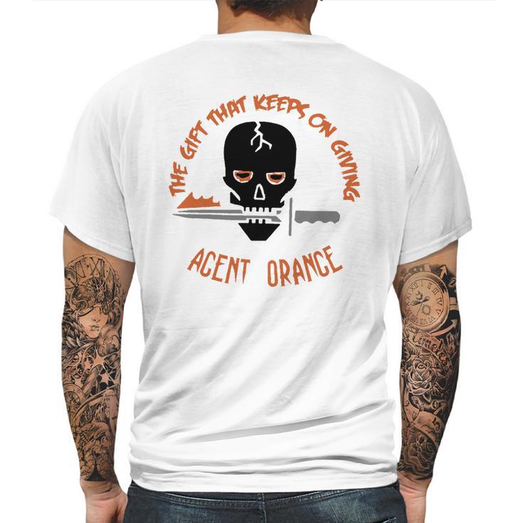 Agent Orange The Gift That Keeps On Giving Shirt Mens Back Print T-shirt