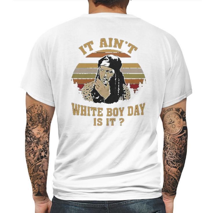 It Aint White Boy Day Is It Spivey True Romance Vintage Mens Back Print T-shirt