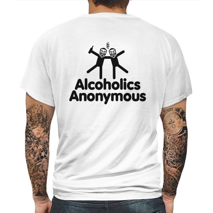 Alcoholics AnonymousShirt Mens Back Print T-shirt