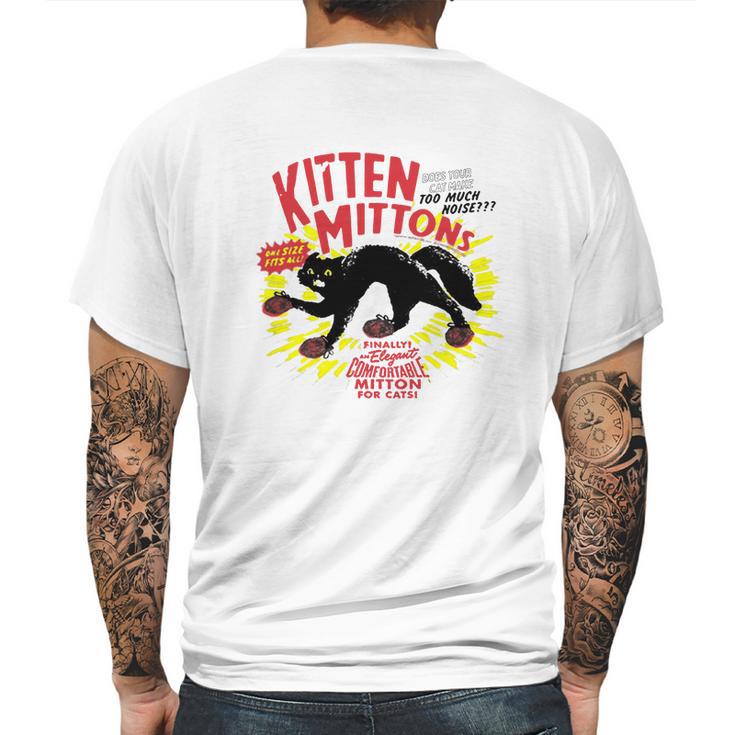 Always Sunny In Philadelphia Kitten Mittons Cats Lover Shirt Mens Back Print T-shirt