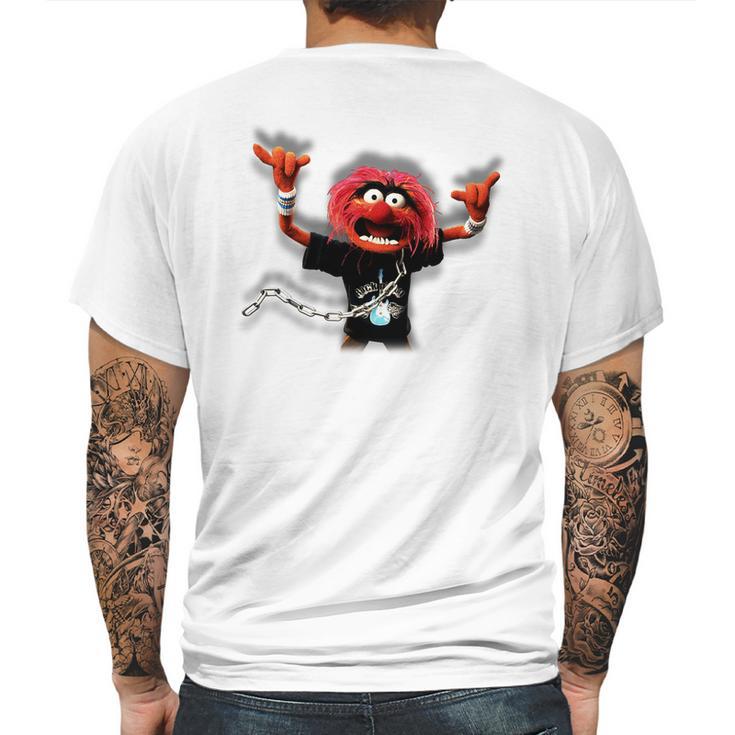 Animal Muppets Rock Mens Back Print T-shirt