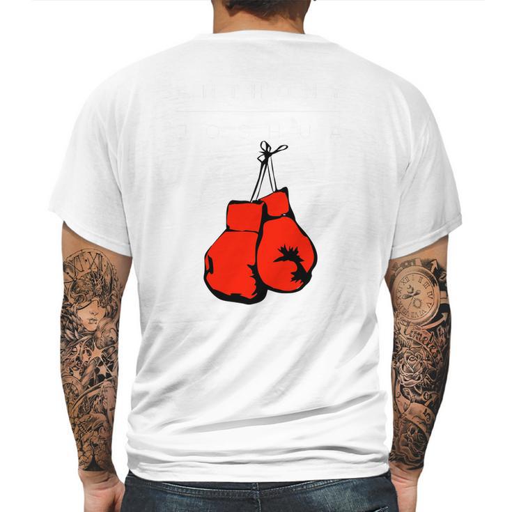 Anthony Joshua Aj Boxing Mens Back Print T-shirt