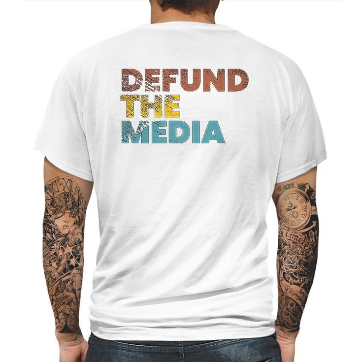 Anti Fake News Efund The Media Apparel Mens Back Print T-shirt