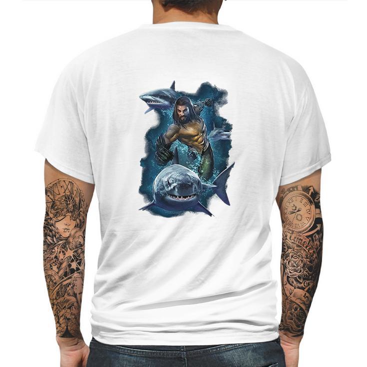 Aquaman Movie 2018 Jason Mamoa Mens Back Print T-shirt