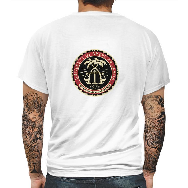 Bcs University Of American Samoa Law School Mens Back Print T-shirt