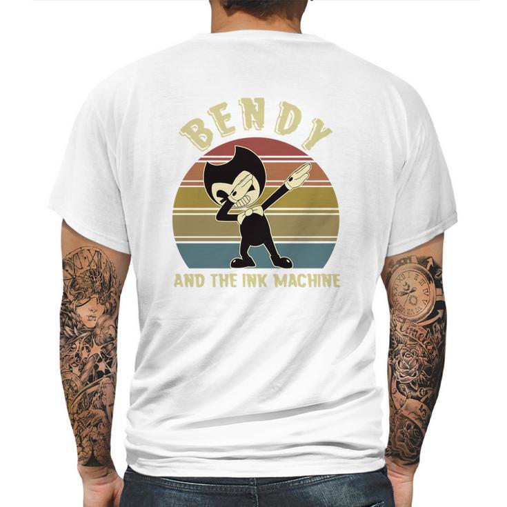 Bendy And The Ink Machine Mens Back Print T-shirt