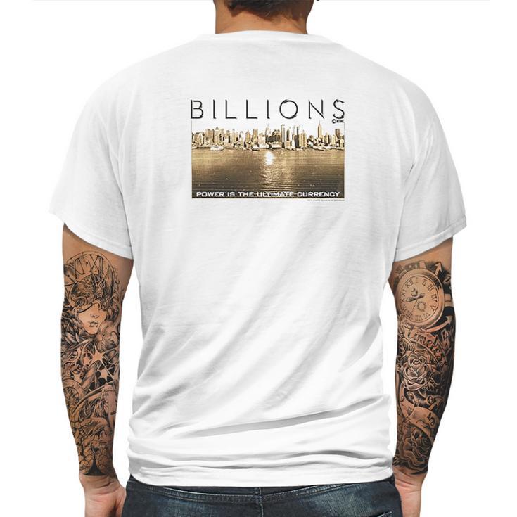 Billions Golden City Mens Back Print T-shirt