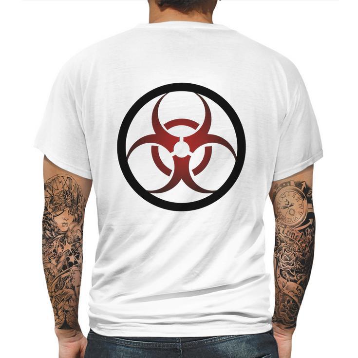 Biohazard T Shirt Mens Back Print T-shirt