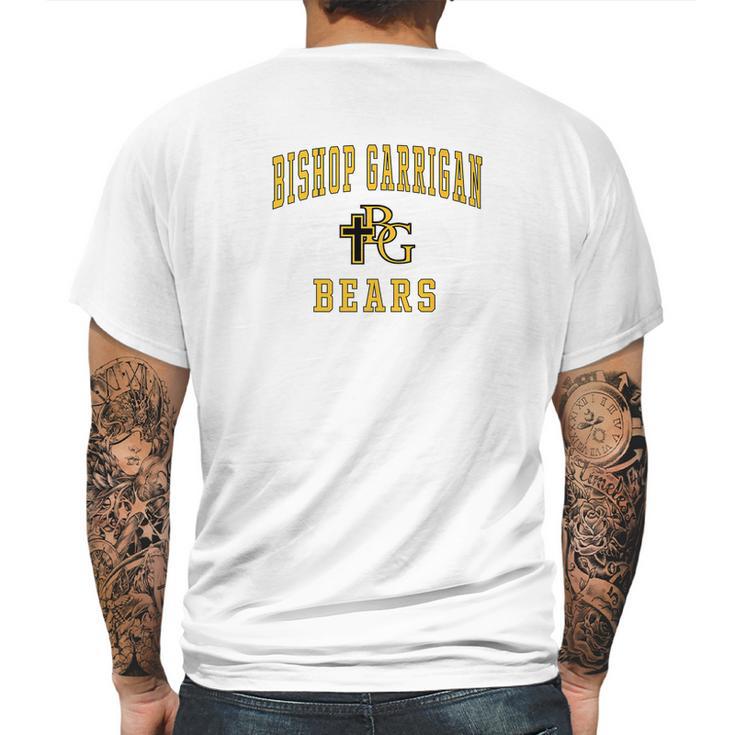 Bishop Garrigan High School Bears C1 Mens Back Print T-shirt