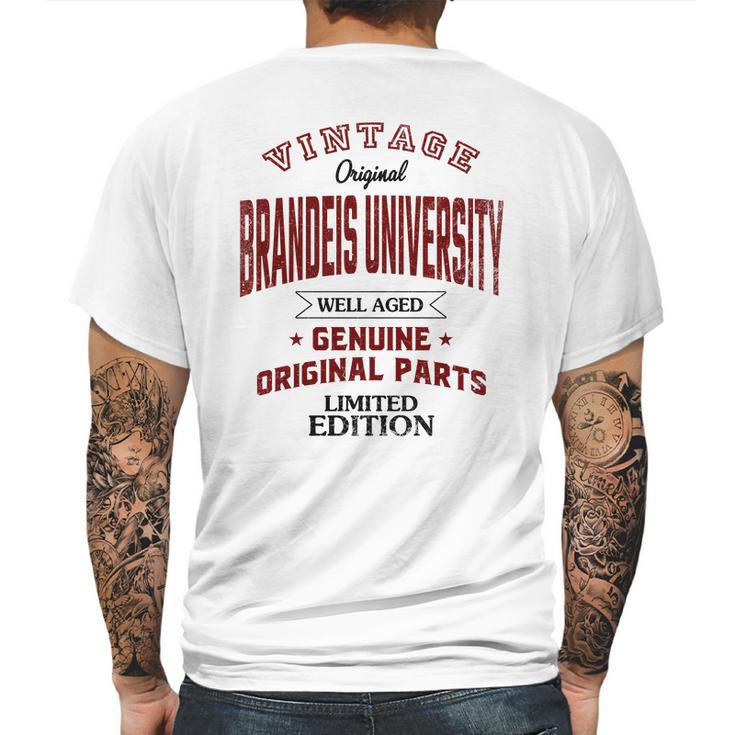 Brandeis University Well Aged Vintage Original Parts 2020 Mens Back Print T-shirt