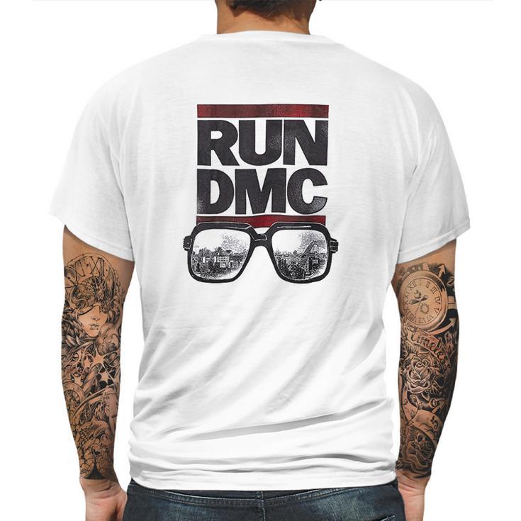 Bravado Run Dmc Glasses Cityscape Mens Back Print T-shirt