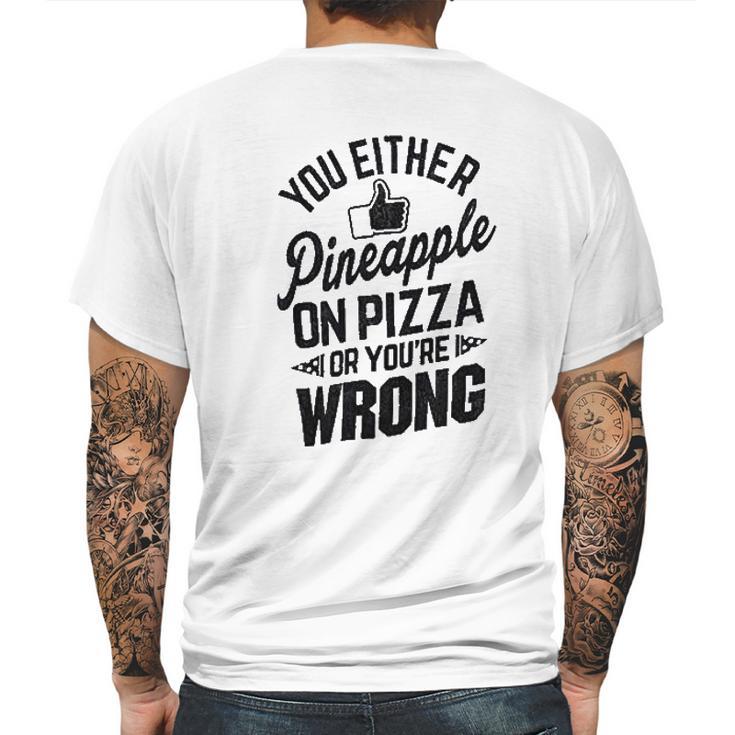 Brisco Brands Like Pineapple Pizza Debate Opinion Funny Mens Back Print T-shirt