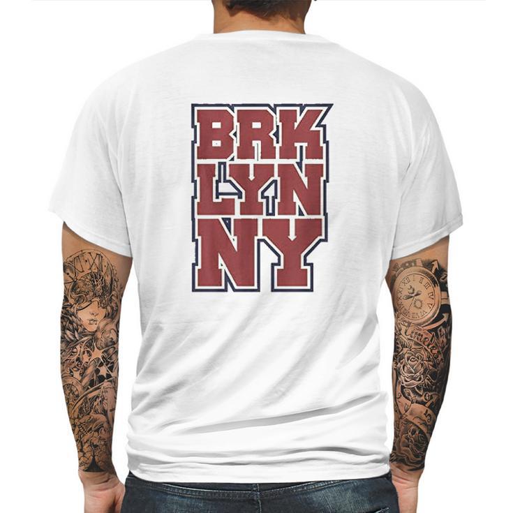 Brklyn Brooklyn Ny New York Mens Back Print T-shirt