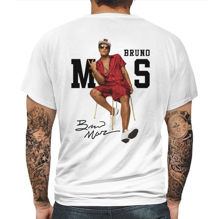 Bruno Mars Mens Back Print T-shirt