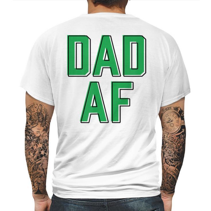 Buzzfeed Dad Af T-Shirt Mens Back Print T-shirt