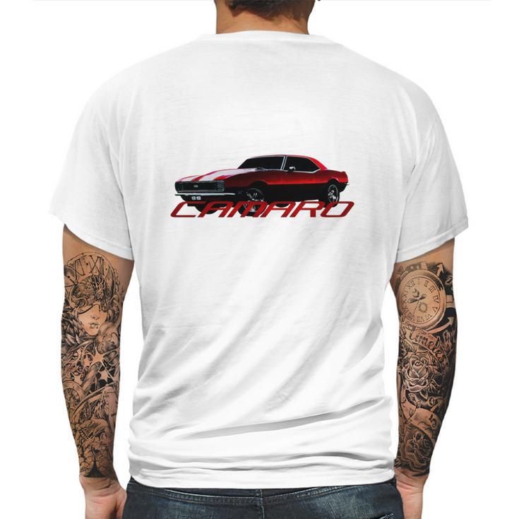 Camaro Muscle Car Mens Back Print T-shirt