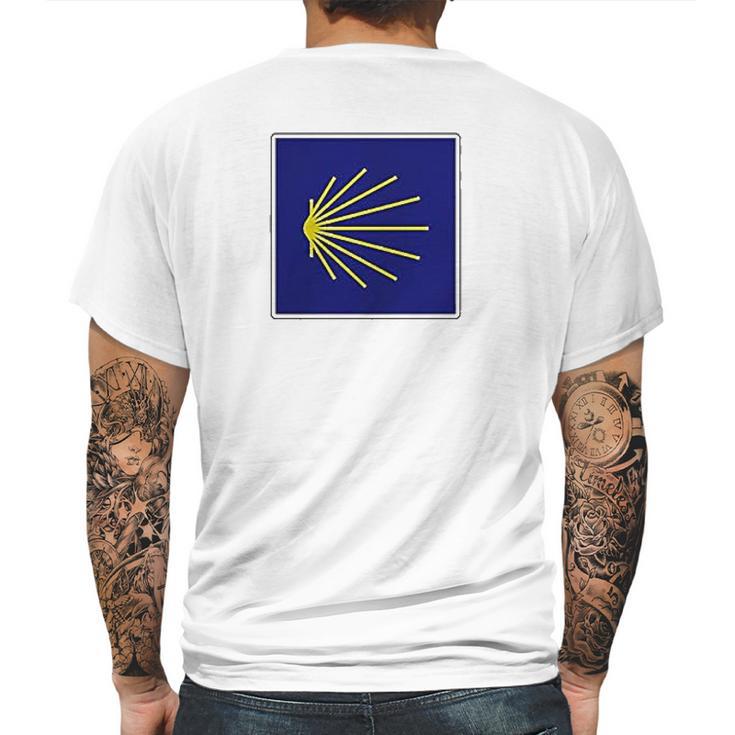 Camino De Santiago Spain Mens Back Print T-shirt