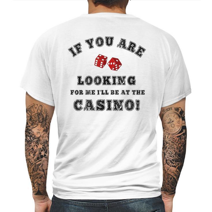 Casino Funny Cruise Ship Accessories Boat Mens Back Print T-shirt