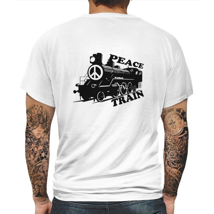 Cat Stevens Peace Train Is Coming T Shirt Mens Back Print T-shirt