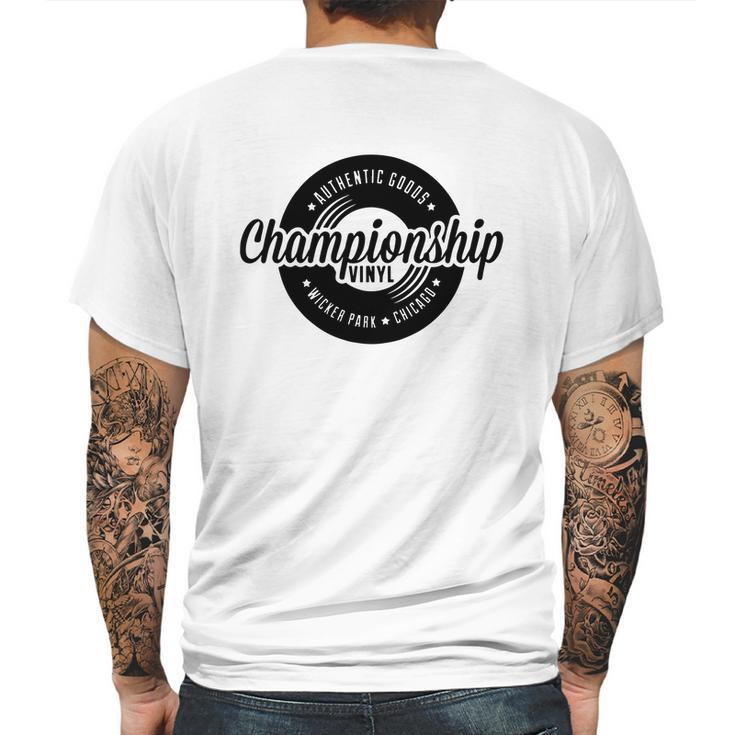 Championship Vinyl Mens Back Print T-shirt