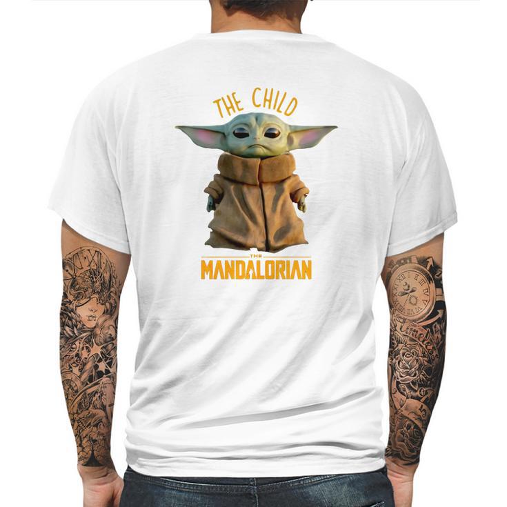 The Child Baby Yoda Mandalorian Shirt Mens Back Print T-shirt