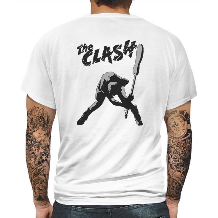 The Clash Guitar Smash Mens Back Print T-shirt