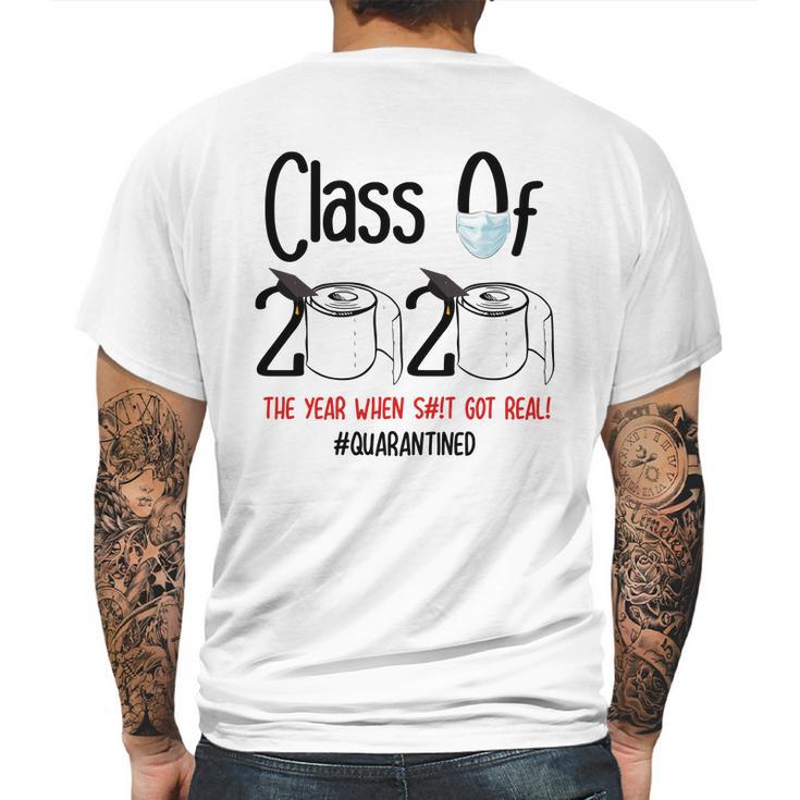 Class Of 2020 Quarantine Pandemic Social Distancing Gift For Student T-Shirt Mens Back Print T-shirt