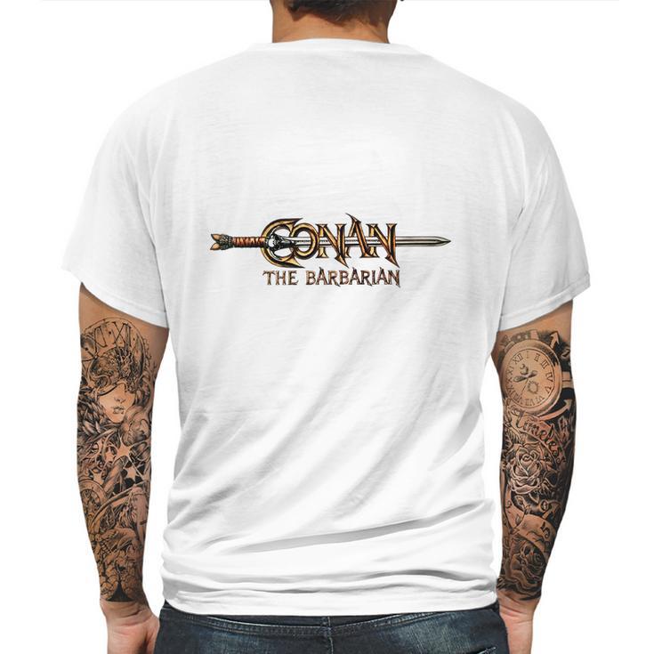 Conan The Barbarian Mens Back Print T-shirt